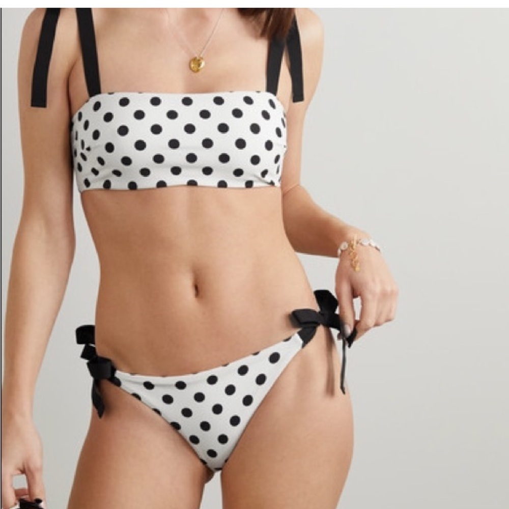 Zimmerman Sculpt Tie Bandeau Swim top Sz 4-6 - Picture 2 of 6
